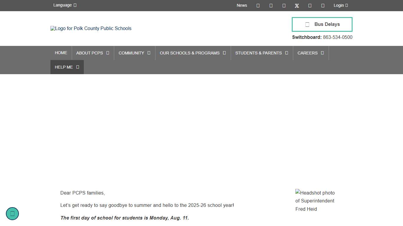 Back to School - Polk County Public Schools